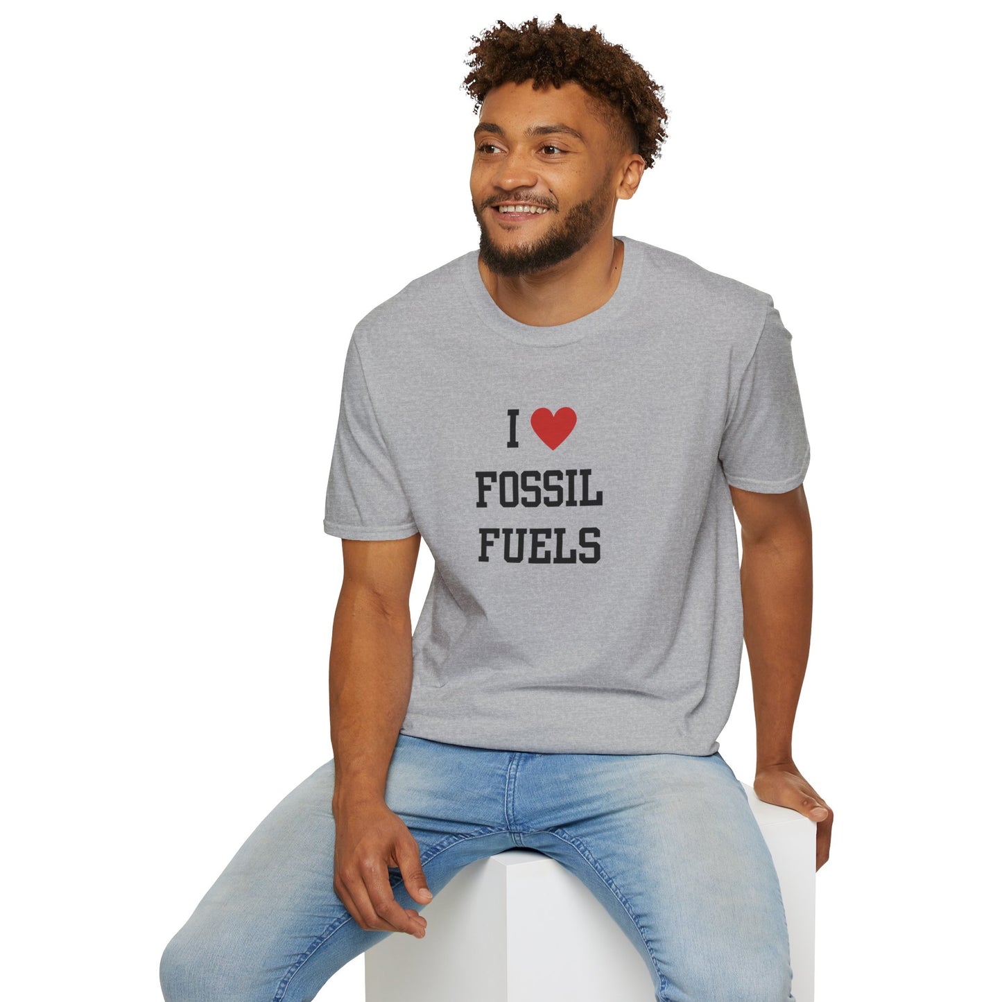 I ♥ Fossil Fuels Men's T-Shirt