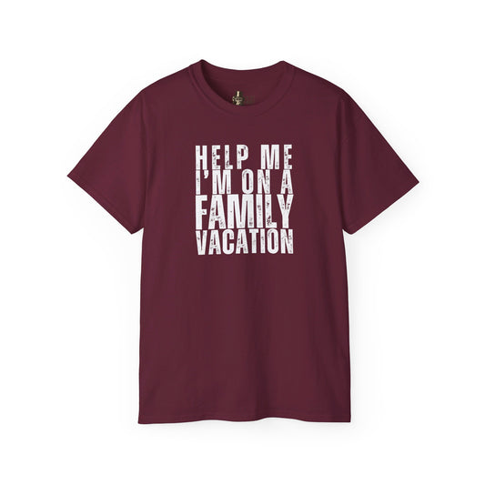 Help Me I'm On A Family Vacation Men's Tee