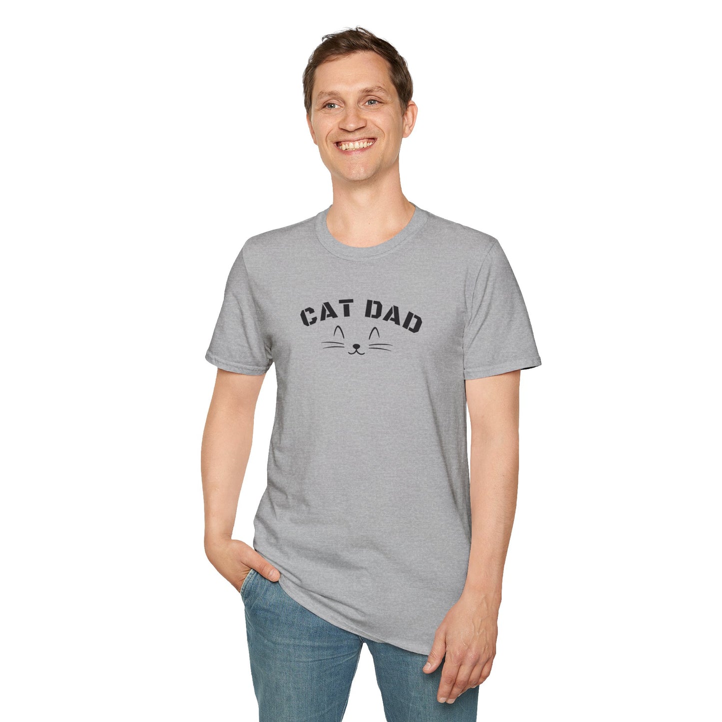 Cat Dad Men's T-Shirt