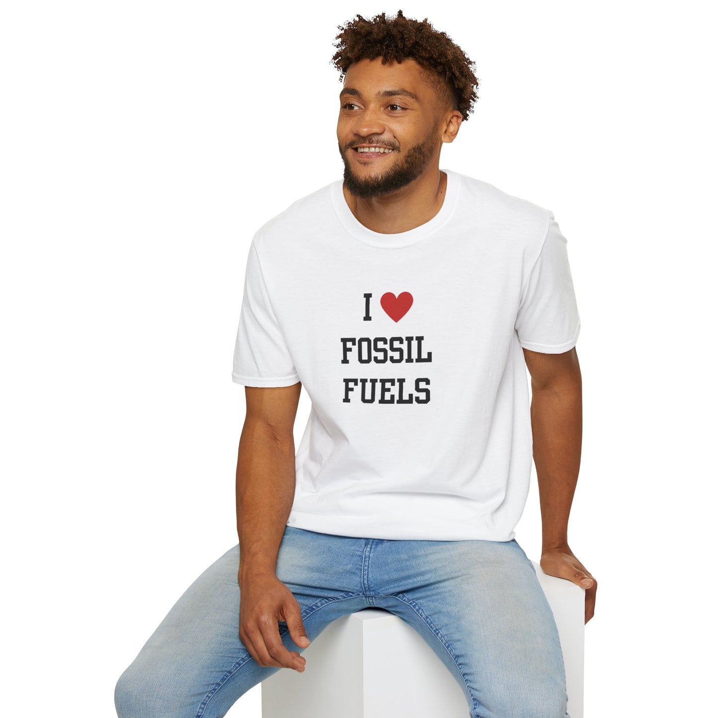 I ♥ Fossil Fuels Men's T-Shirt