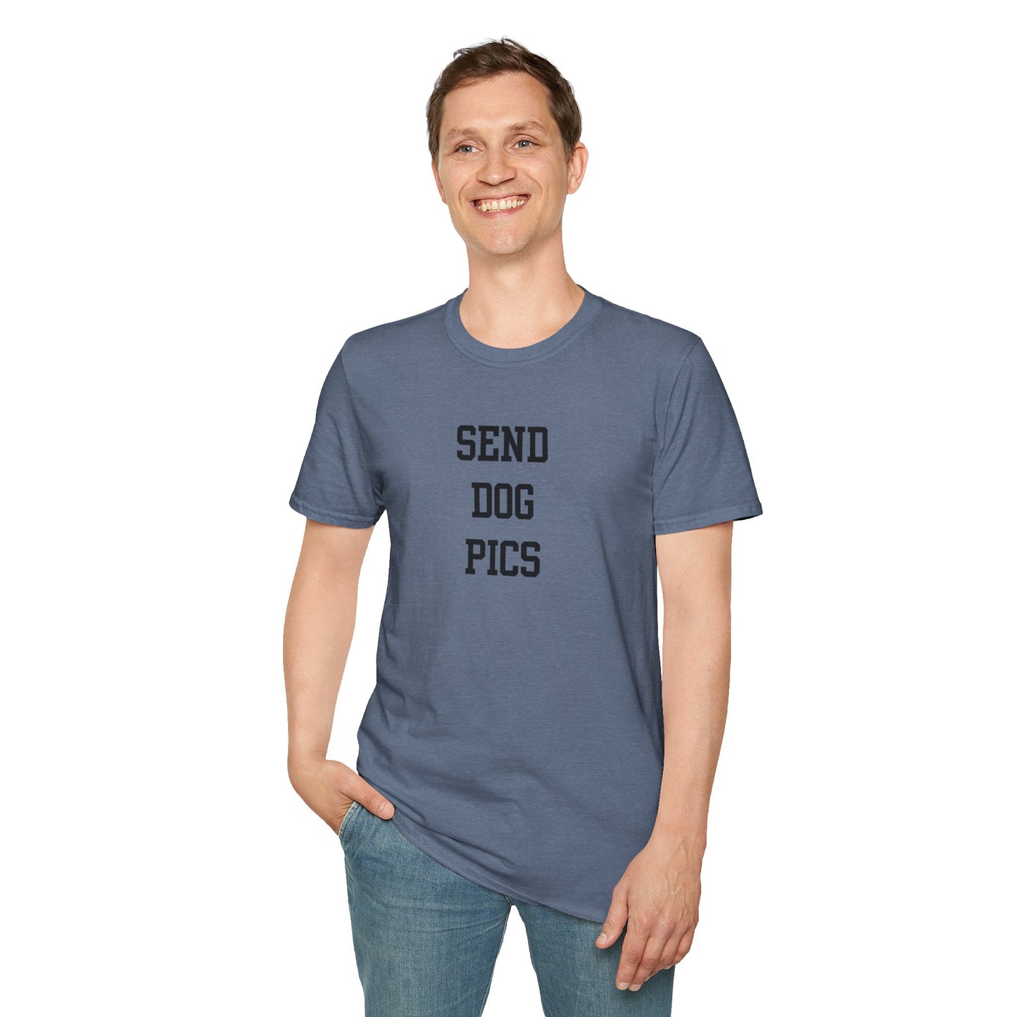 Send Dog Pics Men's T-Shirt