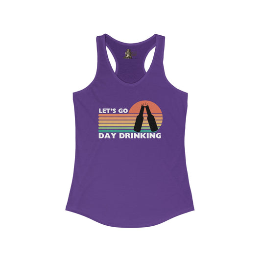 Let's Go Day Drinking Women's Racerback Tank