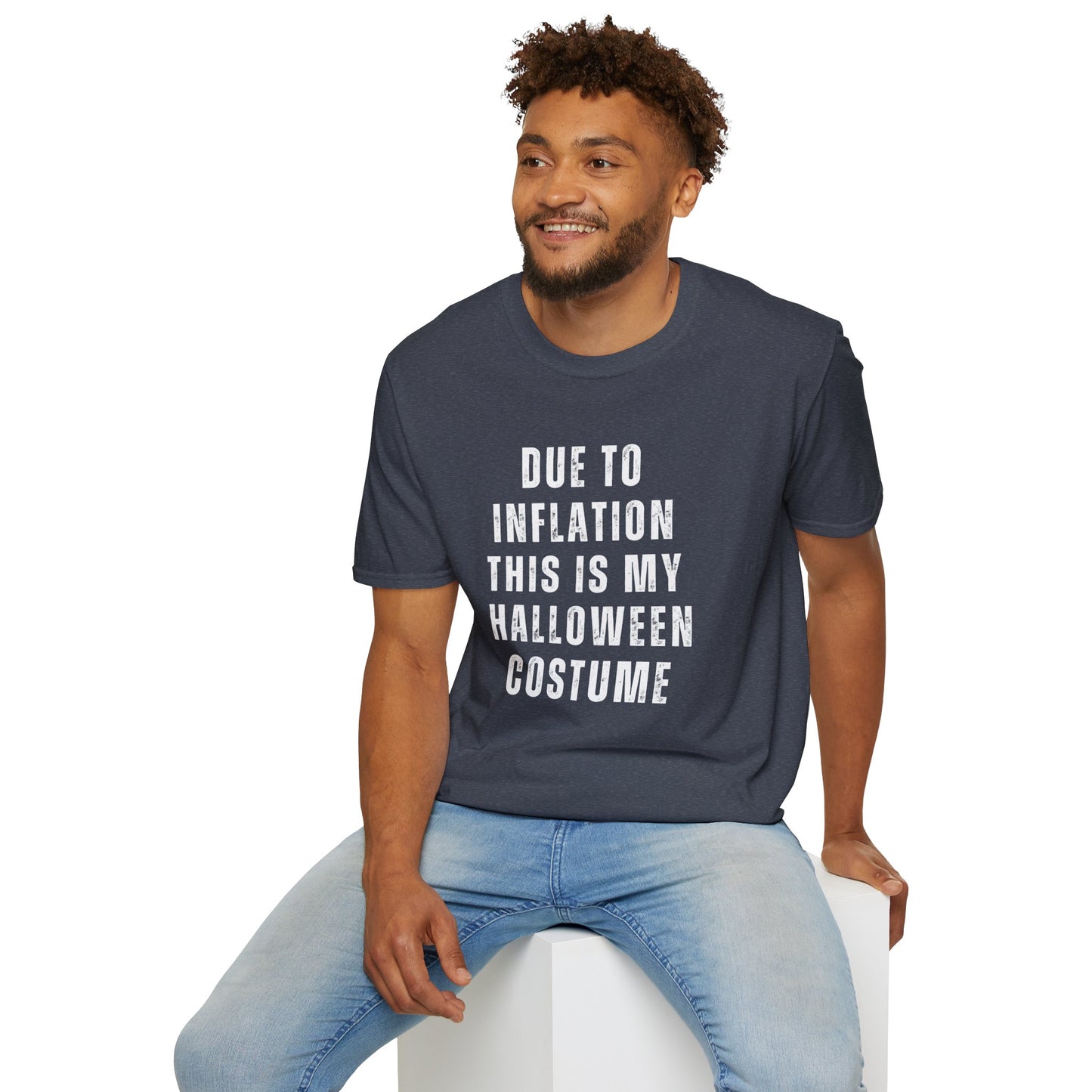 Due To Inflation This Is My Halloween Costume Men's Halloween T-Shirt