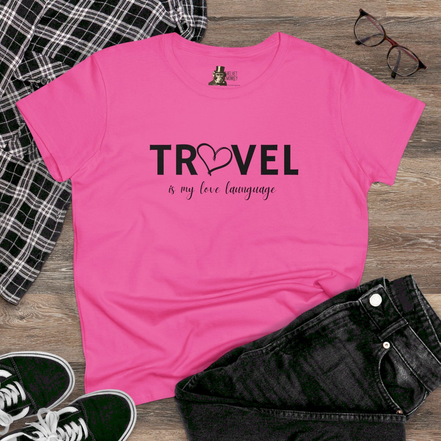 Travel Is My Love Language Women's Tee