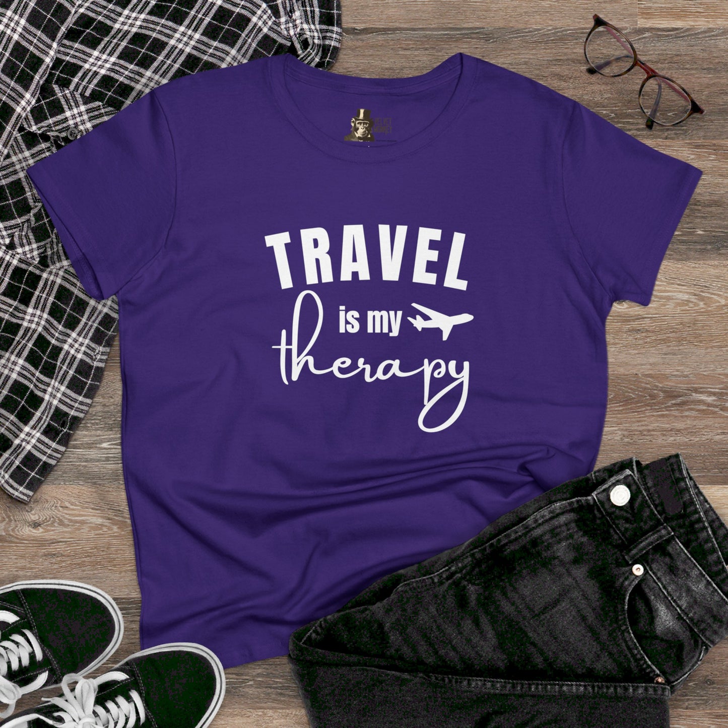 Travel Is My Therapy Women's Tee