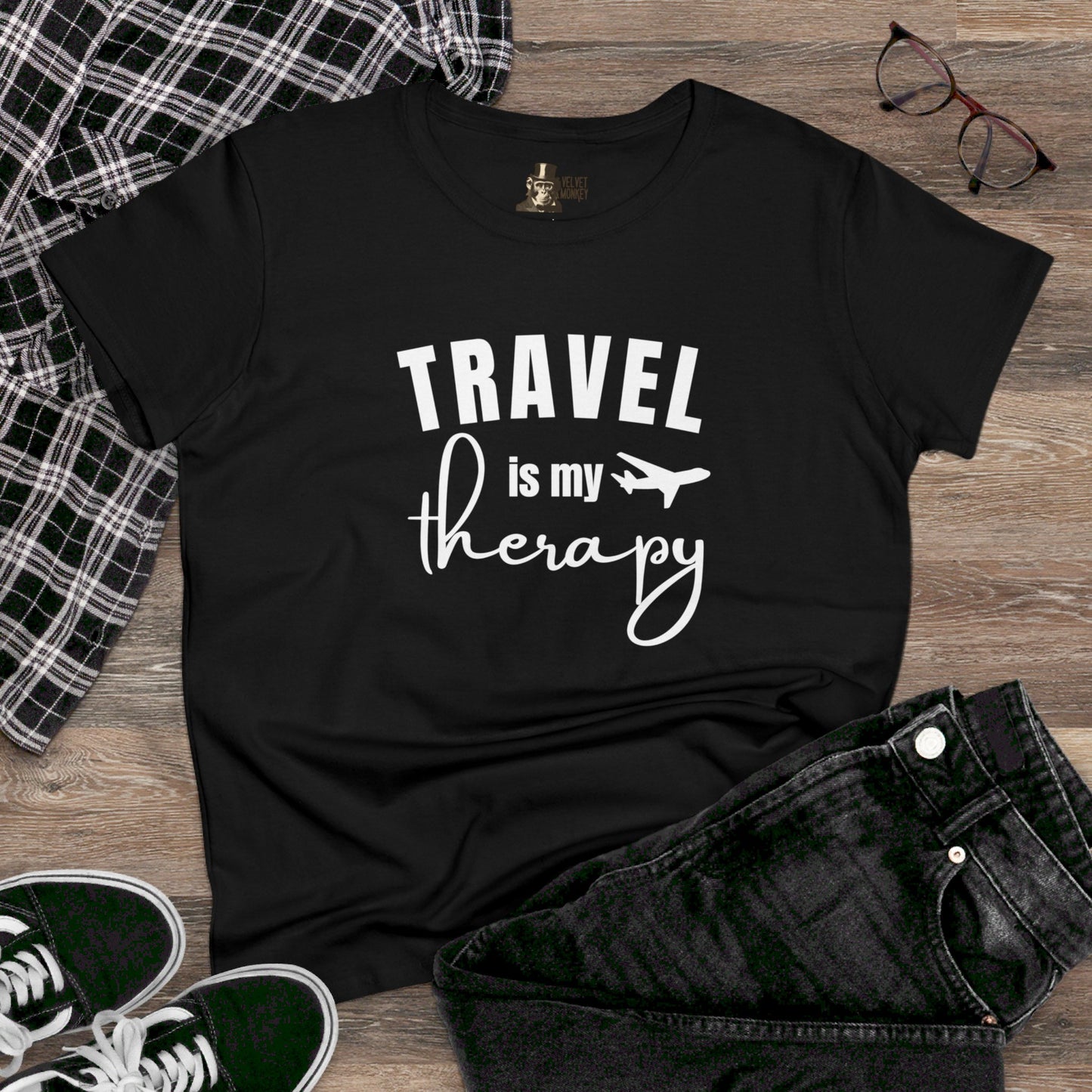 Travel Is My Therapy Women's Tee