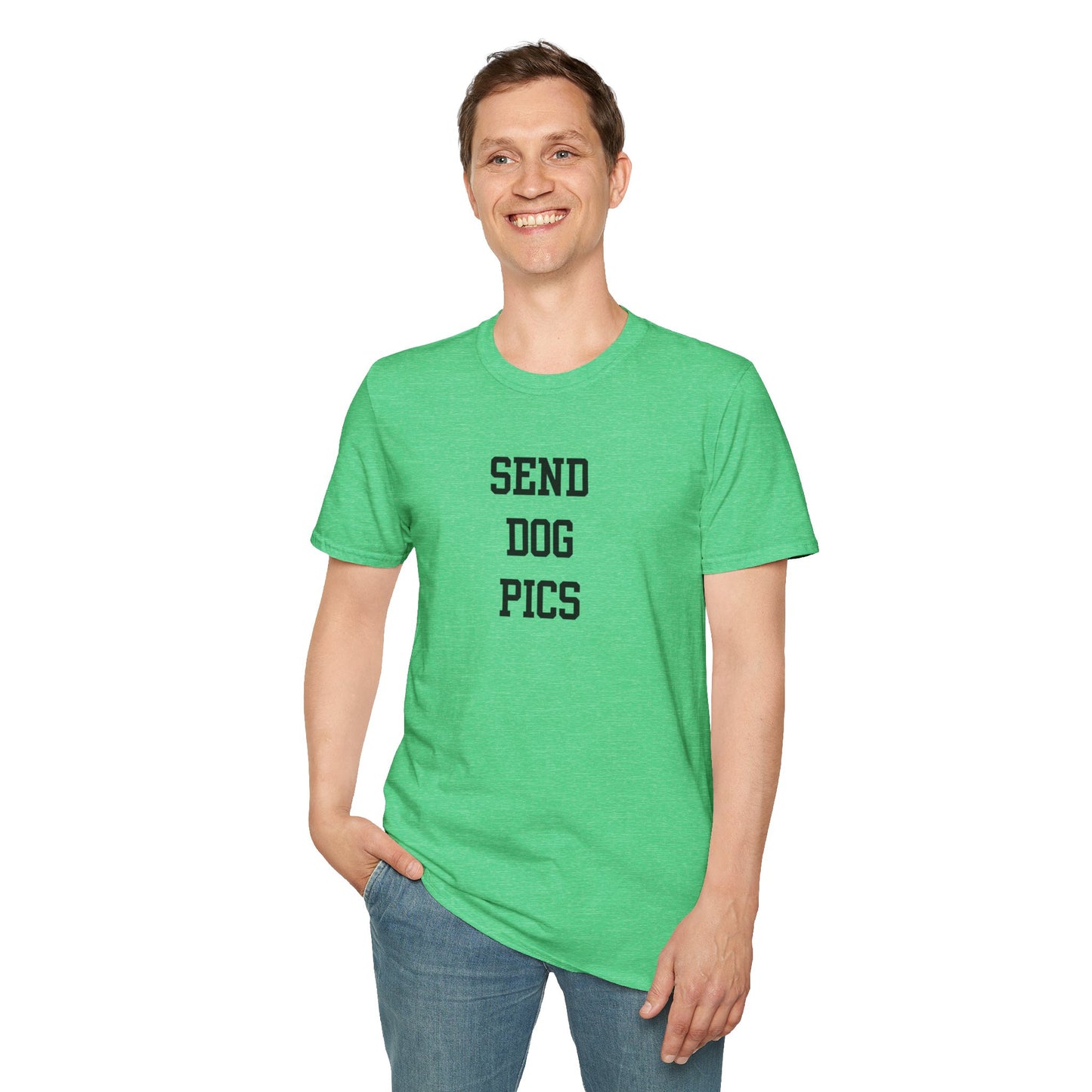 Send Dog Pics Men's T-Shirt