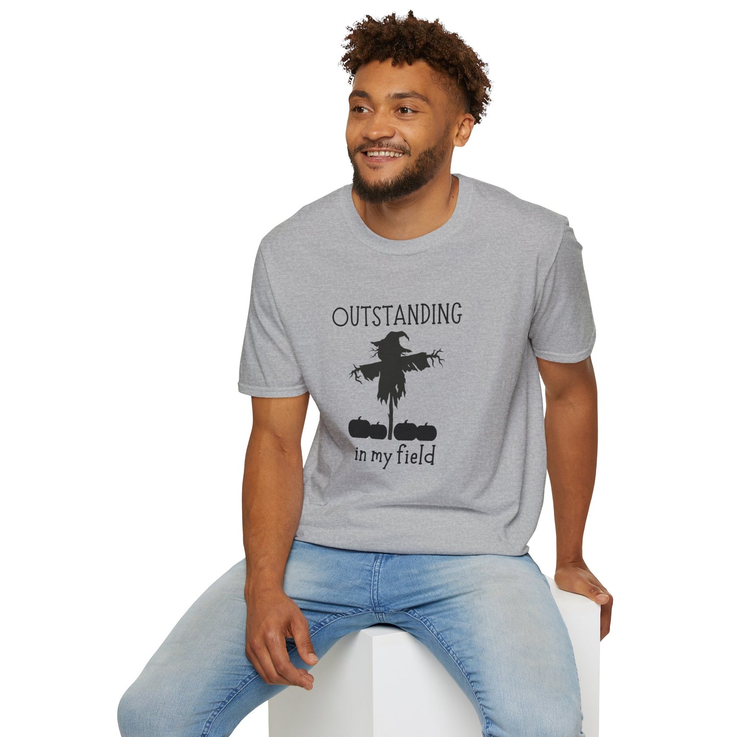 Outstanding In My Field Men's Halloween T-Shirt