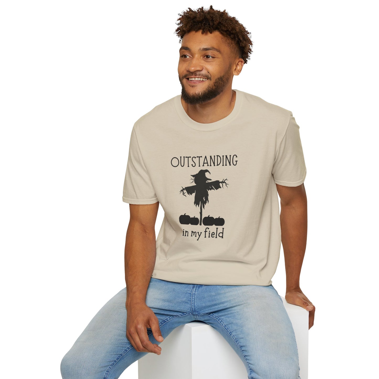 Outstanding In My Field Men's Halloween T-Shirt